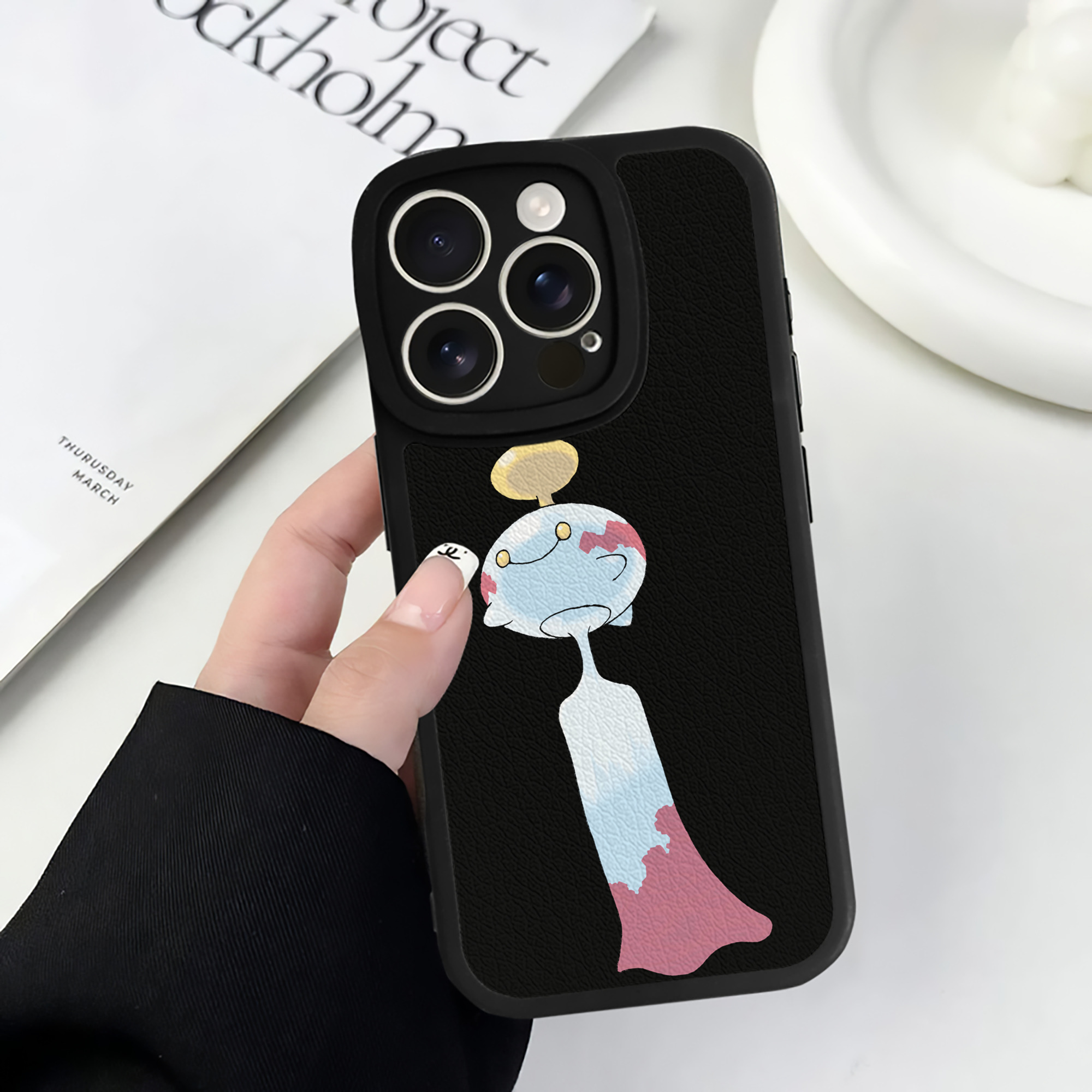 （画像用） ポケットモンスター Pokémon 【iPhone 16シリーズ対応】シリコンスマホケース（レザー調） 材質：シリコン